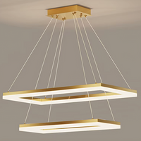 Lustra LED Suspendata Gold GlowFix AURIE / 120CM / SUSPENDATE Lighting Fixtures