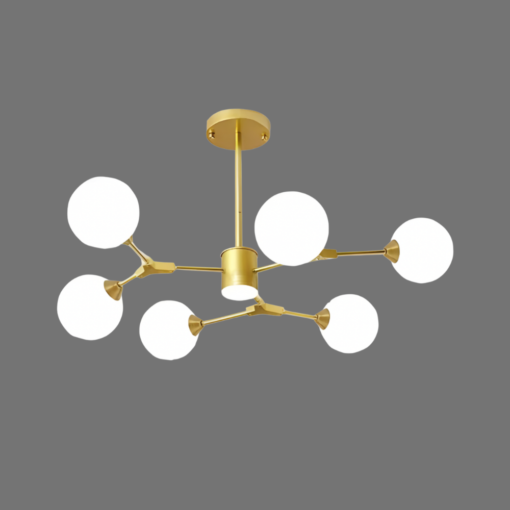 Осветително тяло Auryn Gold Abajur Mat 6xG9