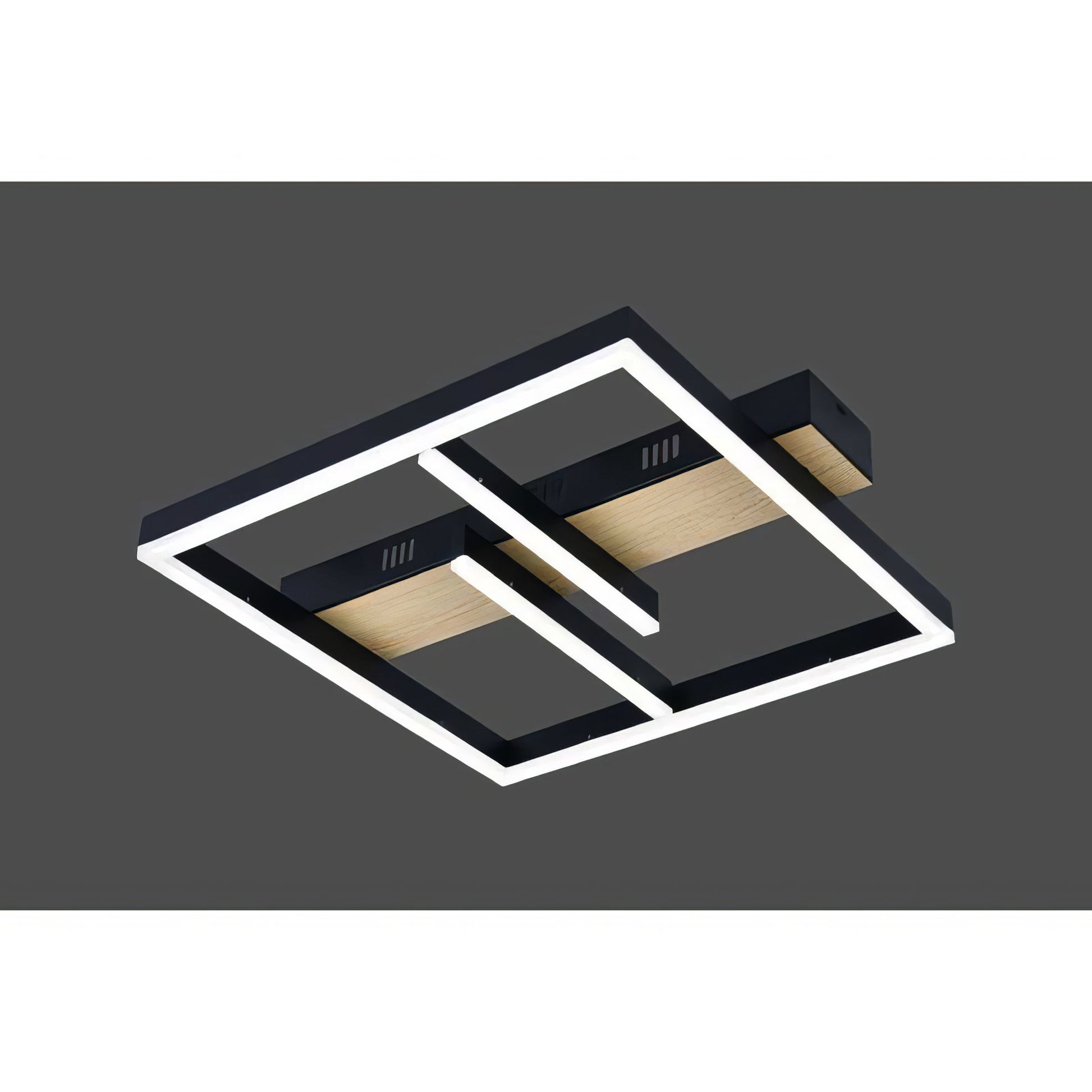 Lustra LED Zenn Telecomanda Wifi 2.4G Black 3 Culori G4218 NEAGRA / SQUARE DESIGN Lighting Fixtures