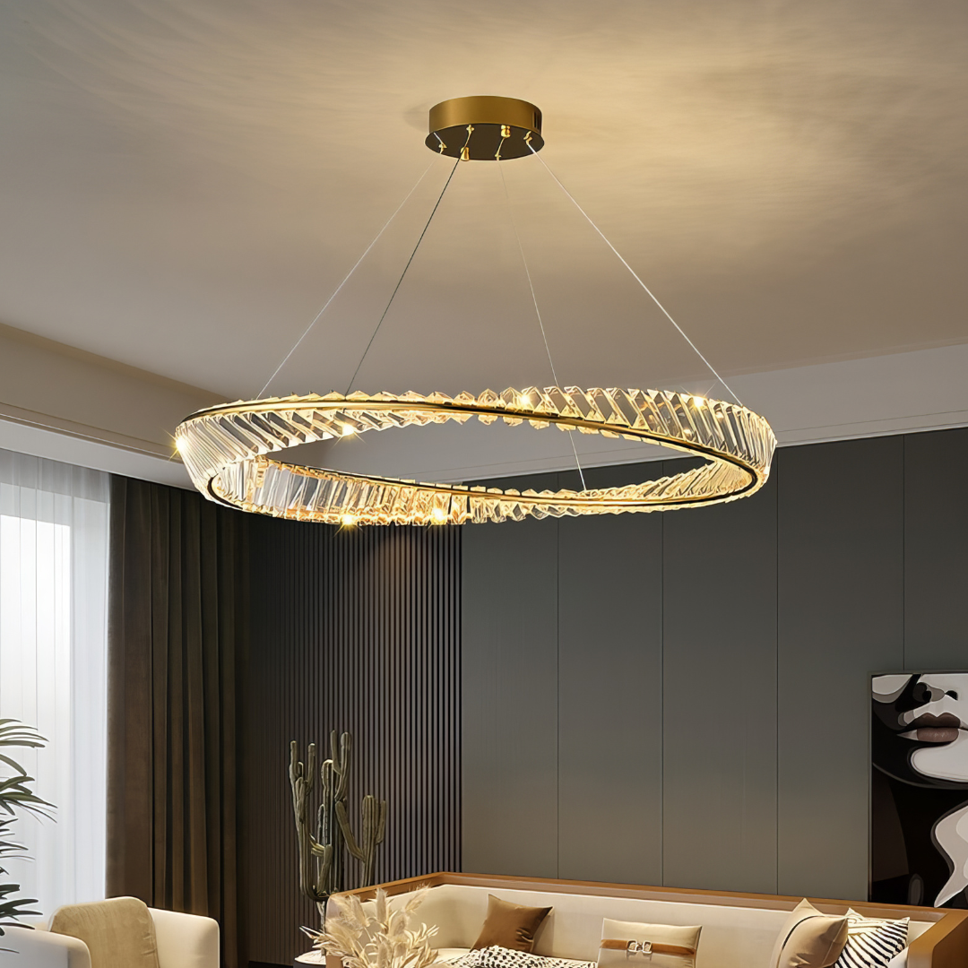 LED осветително тяло Cristal EnVogue, висящо, с дистанционно управление
