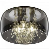 Lustra Chrome 3xE14 ShinePulse 28W ARGINTIE / ABAJUR Chandeliers