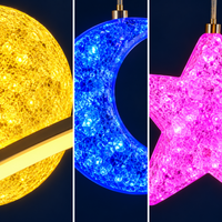 LED осветително тяло KIDS-WORLD RGB Еквивалент 500W Дистанционно