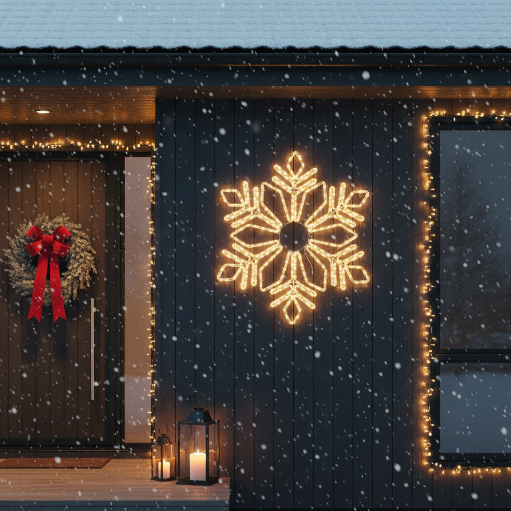 Декоративна LED Снежинка Starfell 60x60cm IP44