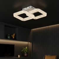 Осветително тяло LED MATEO 2 Square White Еквивалент 300W Дистанционно управление