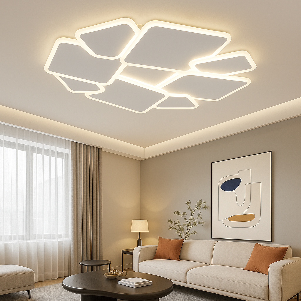LED осветително тяло VERRA Squares 3 функции Еквивалент 650W Дистанционно