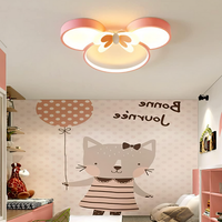 Lustra LED 80W Lovely Minnie Telecomanda 5578 ALB/ROZ / 50CM / KIDS Lighting Fixtures