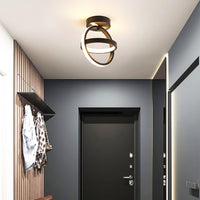 LED осветително тяло INFINITY RINGS Black Еквивалент 200W