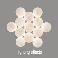 LED осветително тяло Abajur GOLD Moonlight 7xE27/13xE27