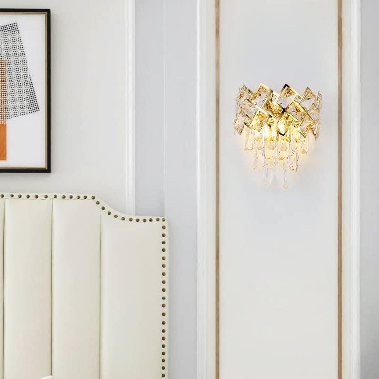 Аплик за стена Malli Gold Cristal