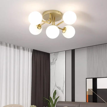 Осветително тяло Abajur Mat GOLD 5xE14 Daya