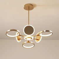 LED осветително тяло Gambit Gold 3+3+1 Регулируеми рамена Еквивалент 500W Дистанционно