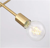 Осветително тяло в северен стил Mid-Century 6xE27 Gold