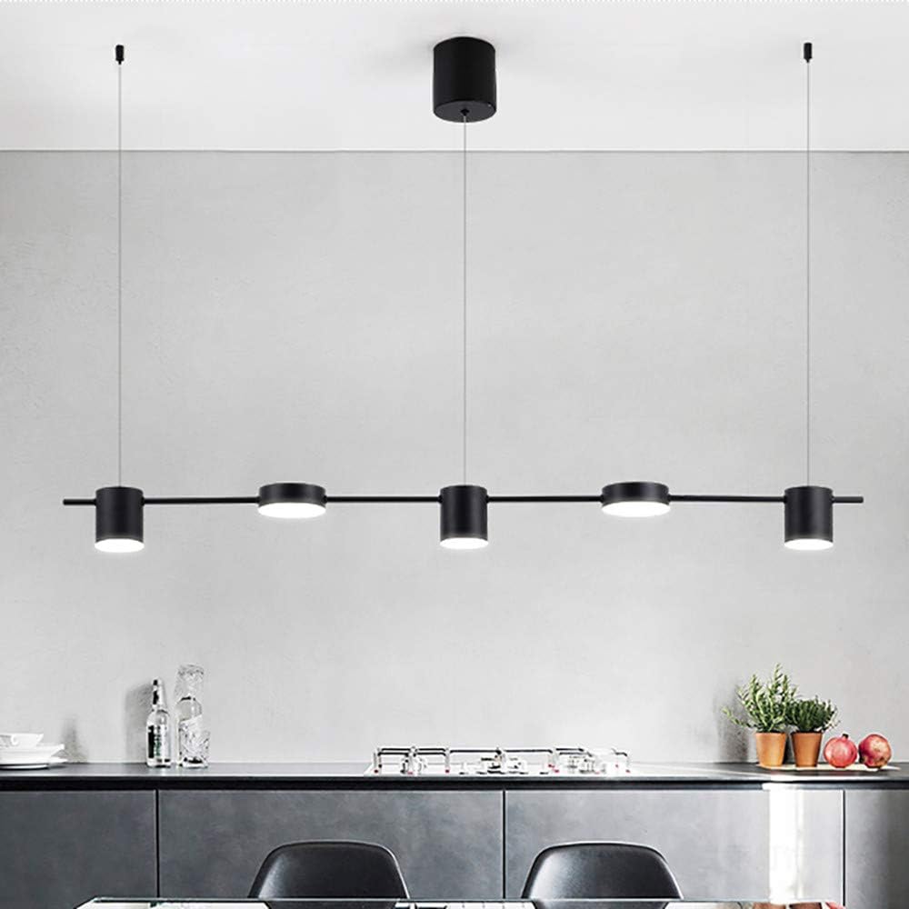 Линеен висящ LED осветително тяло Black еквивалент 400W 2369/5BK