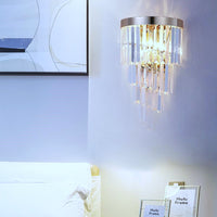 Аплик за стена Cristal Dark Chrome Luxury