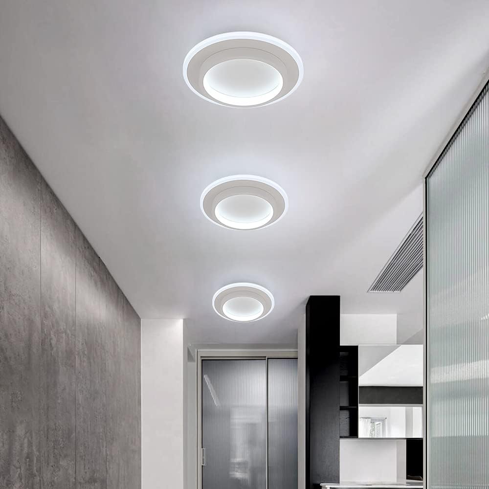LED осветително тяло LOKI ROUND Бяло Еквивалент 200W