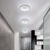 LED осветително тяло LOKI ROUND Бяло Еквивалент 200W
