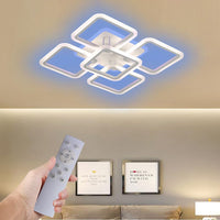 LED осветително тяло SQUARE RGB 55cm Еквивалент 800W Дистанционно
