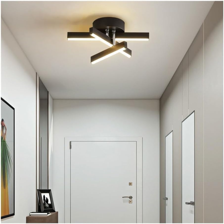 LED аплик LINNES STAR BLACK Еквивалент 200W