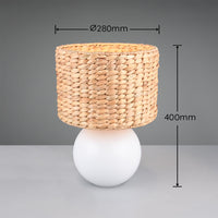 Декоративна лампа VINA 1xE27 Бяла 40W