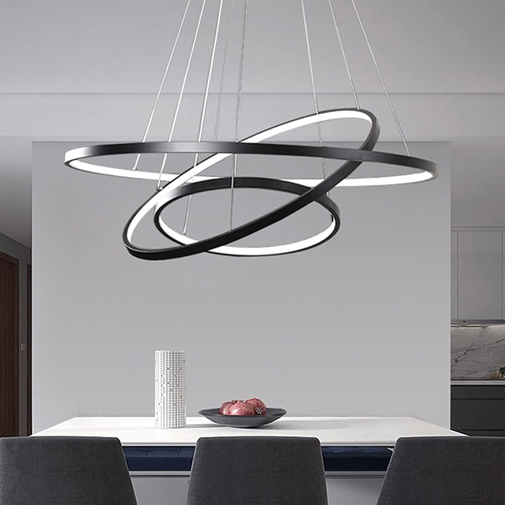 LED осветително тяло WONDER Black 3 Segmente еквивалент 600W с дистанционно