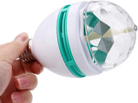LED крушка E27 3W кристал мултиколор авторотативна