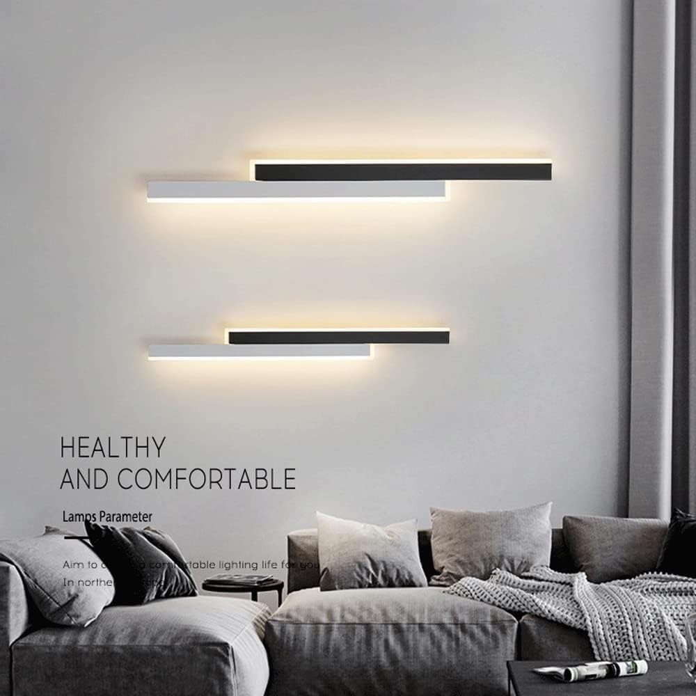 LED аплик SCARLET 16W 60cm черен+бял