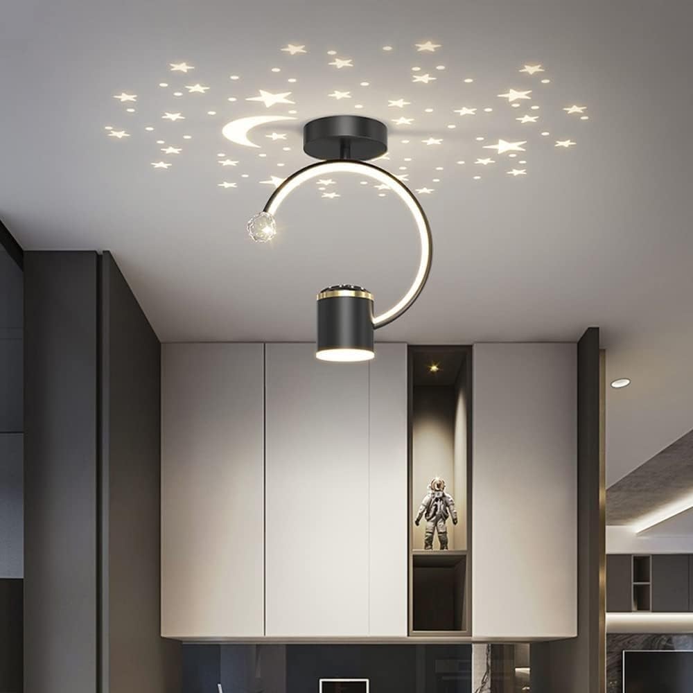 LED аплик 28W New Design прожекция на звездички върху тавана