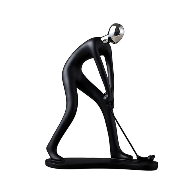 Статуетка Golfer Black Moderna 23cm