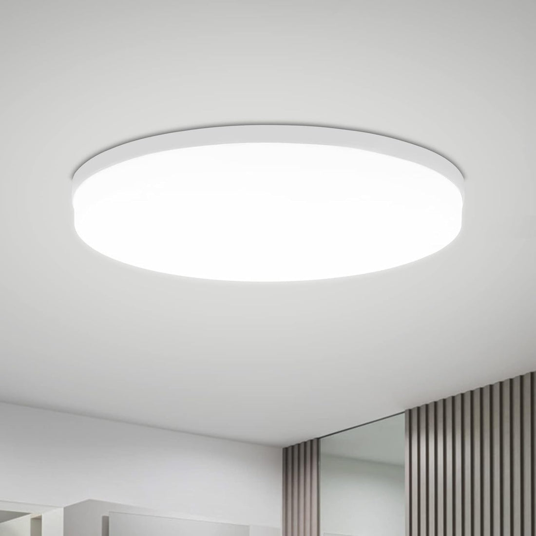 LED плафон 44W FRAMELESS кръгъл, еквивалентен на 400W
