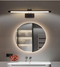 LED аплик за баня 24W 60cm черна регулируема C1309BK