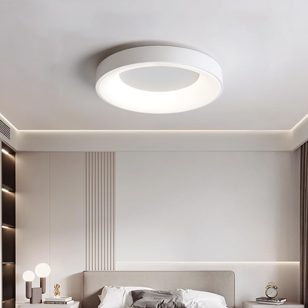 LED плафониера BELLA White, 3 вида светлина от бутон Еквивалент 400W