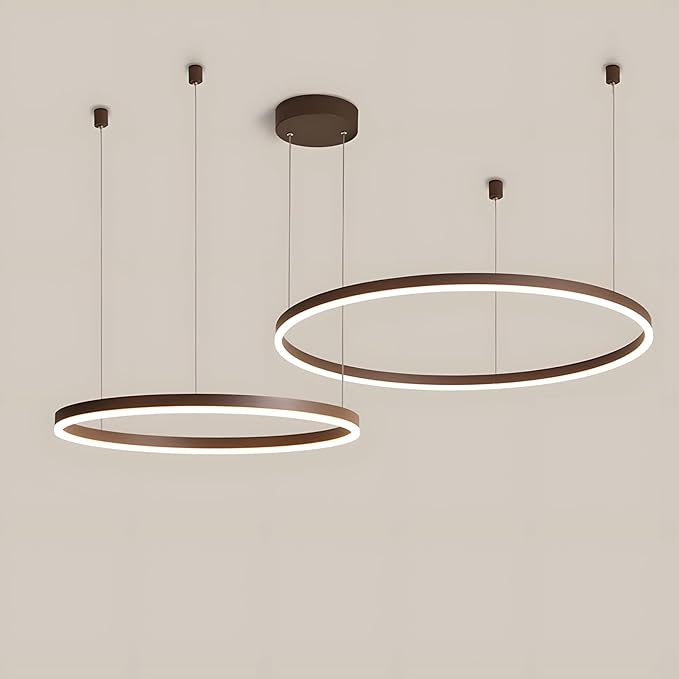 LED осветително тяло WONDERLAND Brown 2 подвижни сегмента, еквивалент 500W, с дистанционно