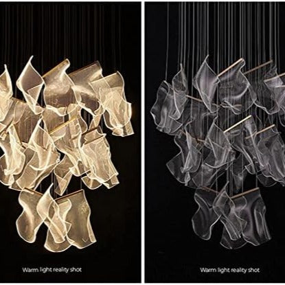 LED осветително тяло Luxury PAPER QUILL GOLD 25 елемента Еквивалент 500W