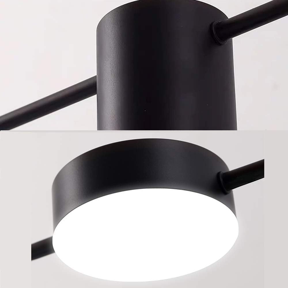 Линеен висящ LED осветително тяло Black еквивалент 400W 2369/5BK