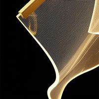 LED осветително тяло Luxury PAPER QUILL GOLD 12 елемента Еквивалент 300W