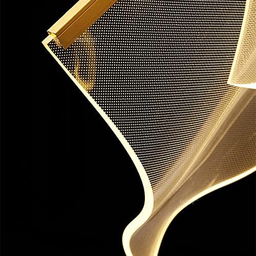 LED осветително тяло Luxury PAPER QUILL GOLD 18 елемента Еквивалент 350W Дистанционно