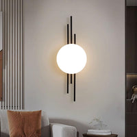 LED аплик 20W Luxury Fine Lines Black