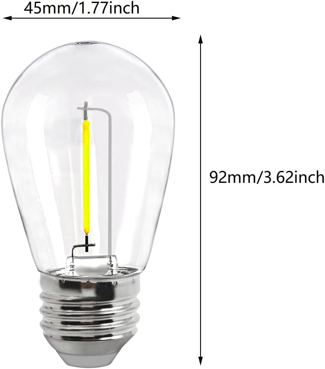 LED крушка E27 1.5W Filament