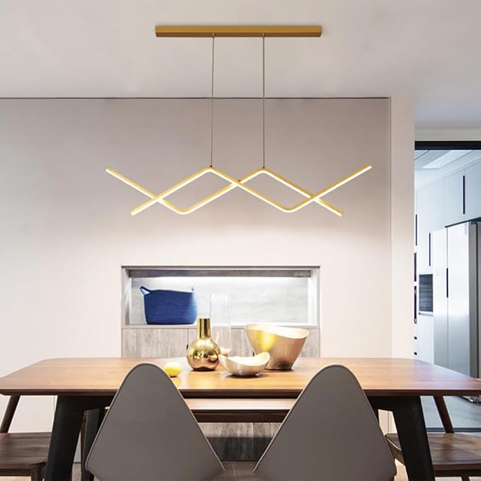 LED осветително тяло пендел GOLD LINES, еквивалент 300W, с дистанционно