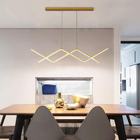 LED осветително тяло пендел GOLD LINES, еквивалент 300W, с дистанционно