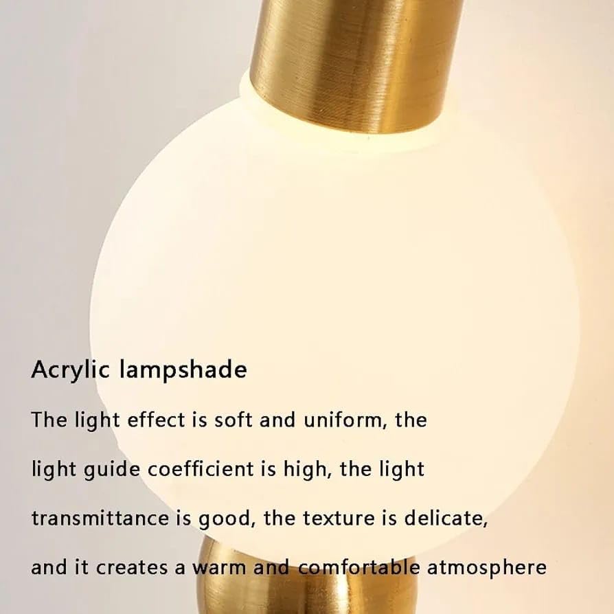 Aplica LED Gold Globe Necklace 3 lumini AURIE / ABAJUR / APLICA PERETE Wall Light Fixtures