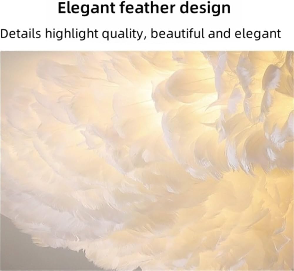 Лампадар Luxury Feather GOLD 160cm