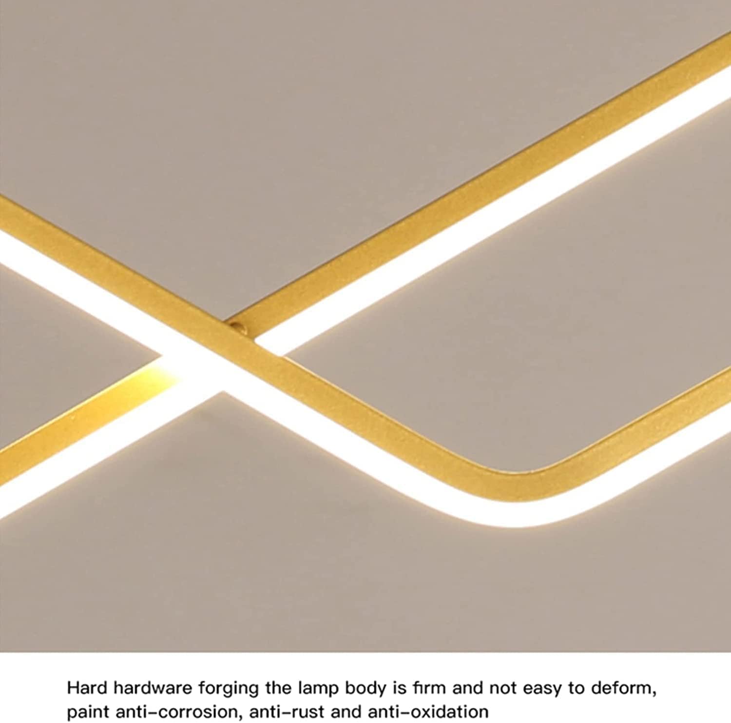 LED осветително тяло пендел GOLD LINES, еквивалент 300W, с дистанционно