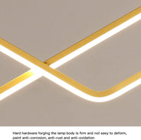LED осветително тяло пендел GOLD LINES, еквивалент 300W, с дистанционно