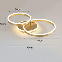 LED осветително тяло Beauty Gold 2 BIG Circle Еквивалент 600W Дистанционно