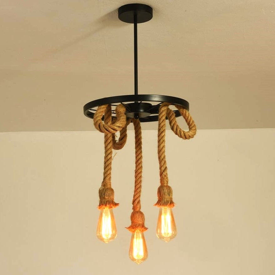 Осветително тяло Retro Design Circle 3xE27 - A378-3