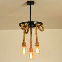 Осветително тяло Retro Design Circle 3xE27 - A378-3