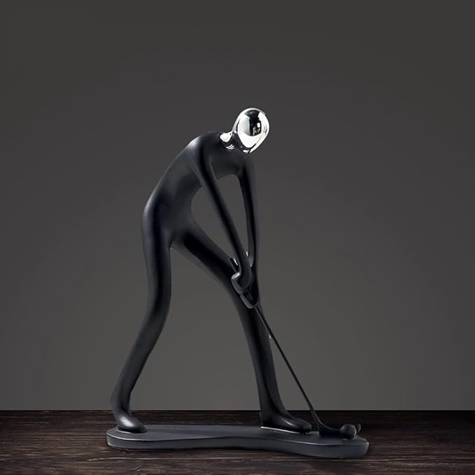 Статуетка Golfer Black Moderna 23cm