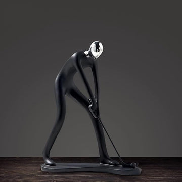 Статуетка Golfer Black Moderna 23cm