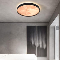 LED Плафон Maxi MOON Черен 48CM – Еквивалент 400W